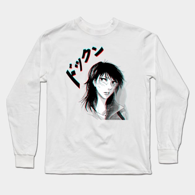 Manga girl Long Sleeve T-Shirt by Blacklinesw9